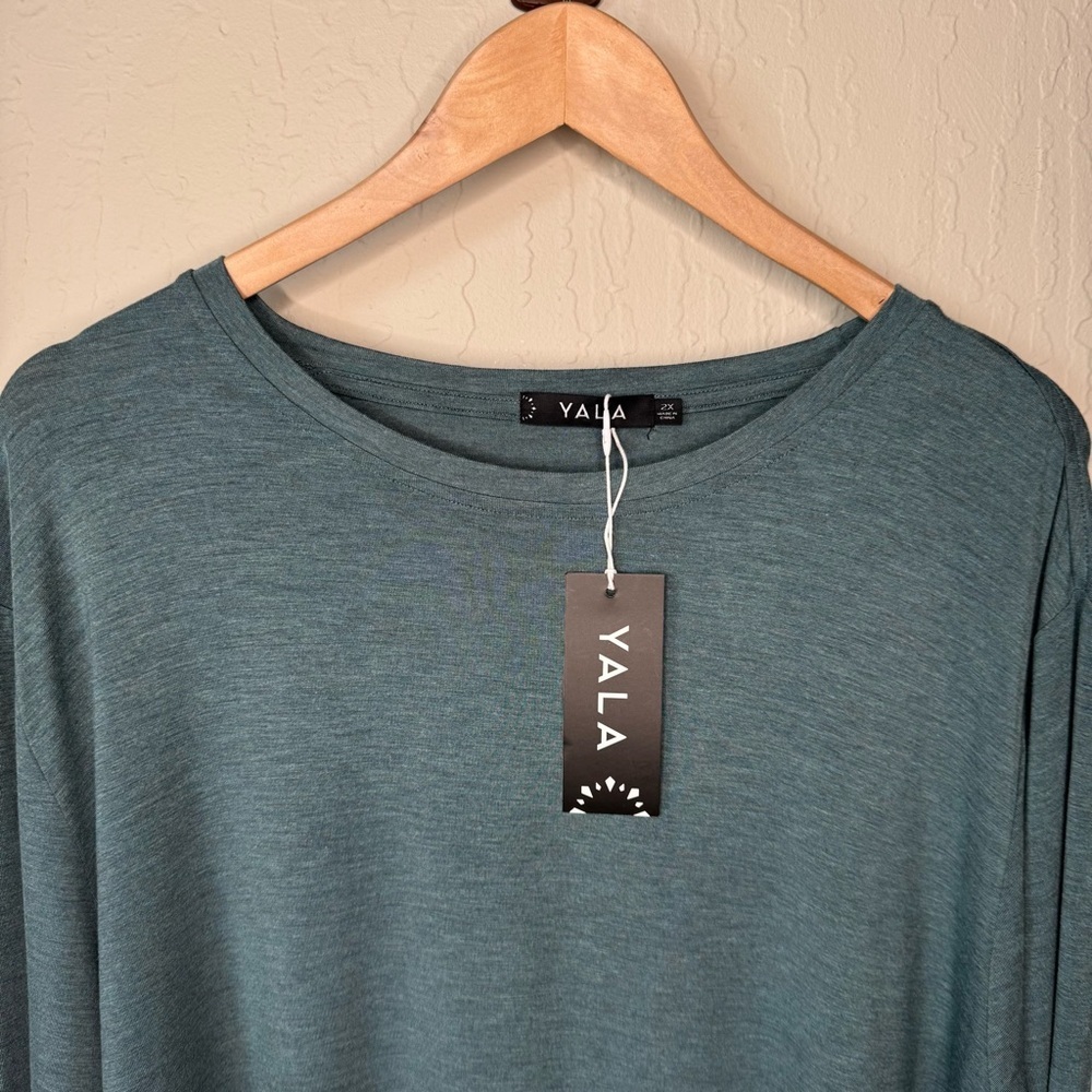 NWT Bundle 2 YALA Men’s Jonah Long Sleeve Bamboo Crew Tee Shirt Size XXL - Picture 10 of 15